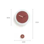 Pendulum Silent Wall Decoration Clock