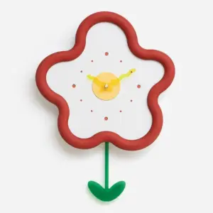 Pendulum Silent Wall Decorative Clock for Kids Bedroom