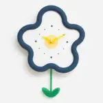 Pendulum Silent Wall Decorative Clock for Kids Bedroom