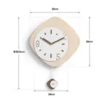 Pendulum Wall Decoration Clock for Lounge