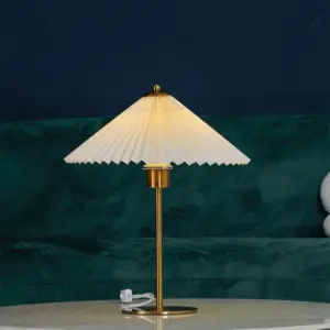 Homeko Century Modern Pleated Table Lamp