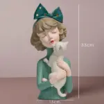PetLoverGirlSculpture Homeko1