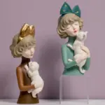 PetLoverGirlSculpture Homeko2