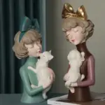 PetLoverGirlSculpture Homeko3