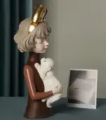 PetLoverGirlSculpture Homeko6