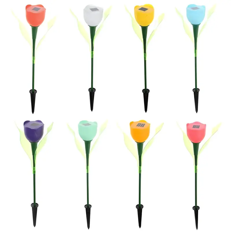 PetalGlowSolarTulpen Blumenlampen SolarbetriebeneGartenleuchtenxlumina5