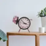 Piggy Metal Decor Table Clock Cute Quirky Home Decoration
