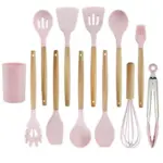 PinkB non stick silicone kitchenware cooking u variants