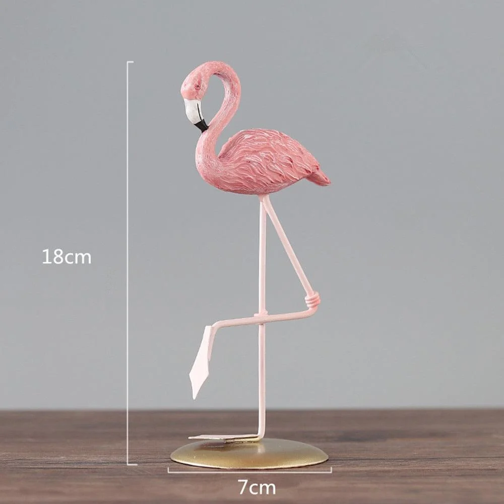 Pink Flamingo Figurine - Homeko