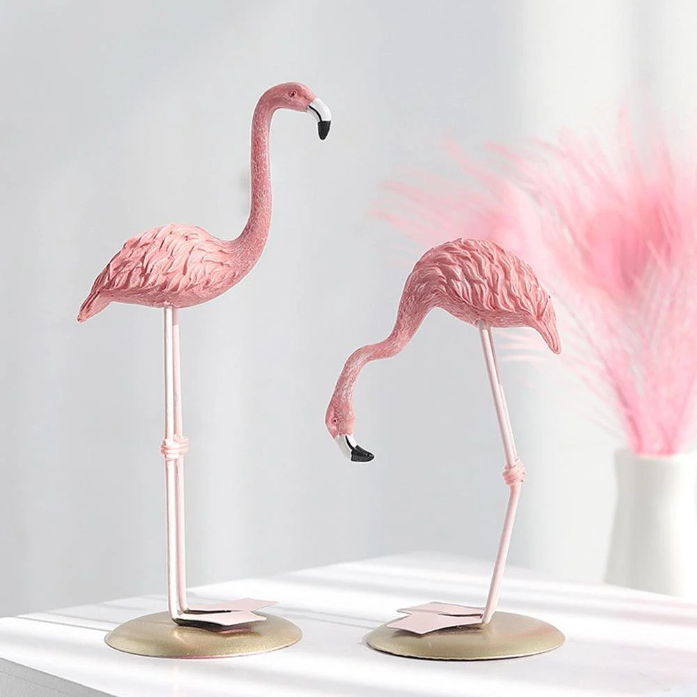 Pink Flamingo Figurine - Homeko