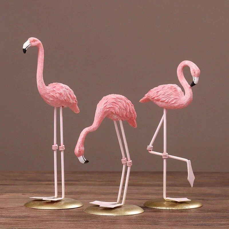 Pink Flamingo Figurine - Homeko