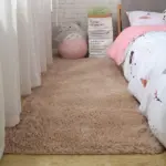 PinkGreyClassicCarpetShaggyRugsforChildrenSoftMatLivingRoom Homeko12