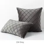 Plaid Cushion Cover Decorfaure