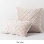 Plaid Cushion Cover Decorfaure