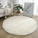PlushRoundRug Homeko1