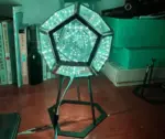 Polygonal LED Mirror Infinity Lamp
