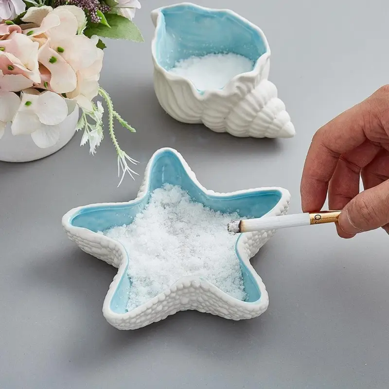 PorcelainConchAshtray Homeko2