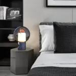 PostmodernGlassMarbleTableLamp