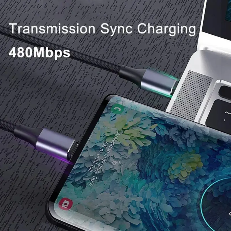 Powerful100WUSBCCable FastandReliableCharger Homeko2