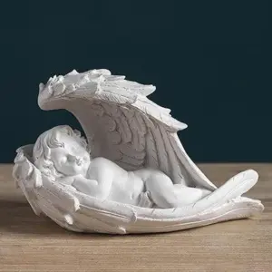 Premium European Handmade Resin Angel Sculptures and Statues Crafts for Wedding