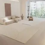 PremiumStripedCleanRugCarpetSoftLargeAreaLivingRoomBedroom Homeko11