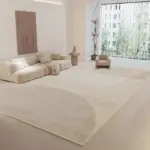 PremiumStripedCleanRugCarpetSoftLargeAreaLivingRoomBedroom Homeko12