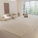 PremiumStripedCleanRugCarpetSoftLargeAreaLivingRoomBedroom Homeko8