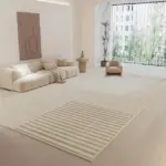 PremiumStripedCleanRugCarpetSoftLargeAreaLivingRoomBedroom Homeko9