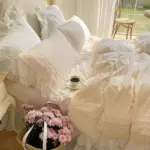 PrincesscoreLaceBeddingSetwithPinkLaceDuvetCover1 PrincesscoreLaceBeddingSetwithPinkLaceDuvetCover1