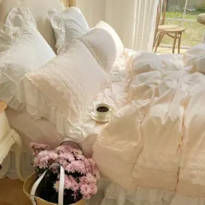 Princesscore Pink Lace Bedding Set