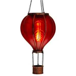 Solar Lantern - LumiBallon - Flame Effect - Warm Lights
