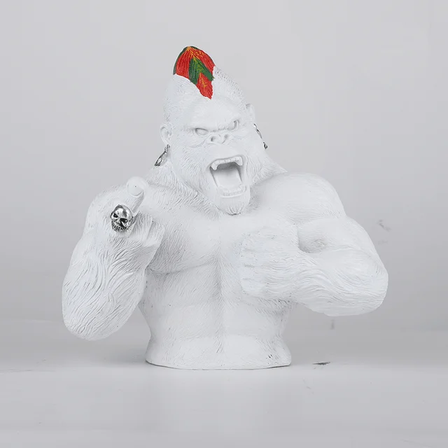 Punk King Kong Figurines - Homeko