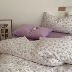 Purplebedsheetswithcuteroseprintduvetcoverinsoftpastelbedroom8 Purplebedsheetswithcuteroseprintduvetcoverinsoftpastelbedroom8