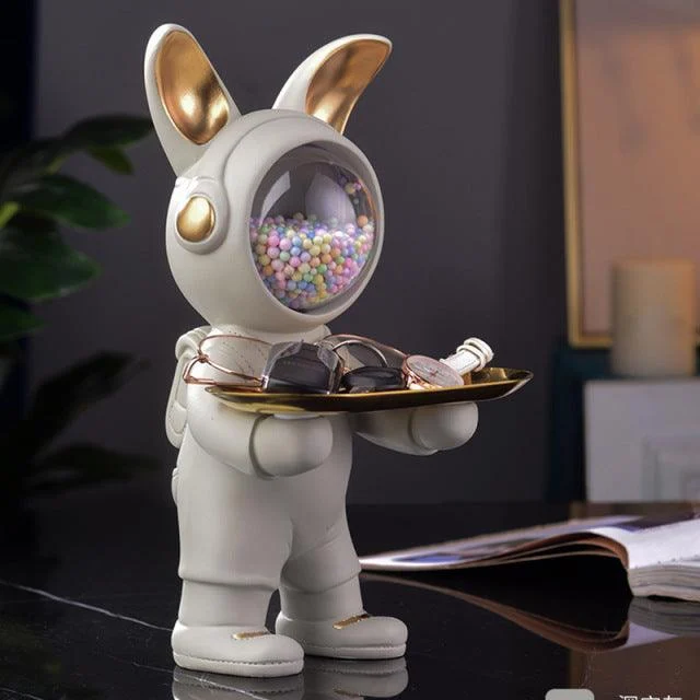 Rabbit Astronaut Tray - Homeko