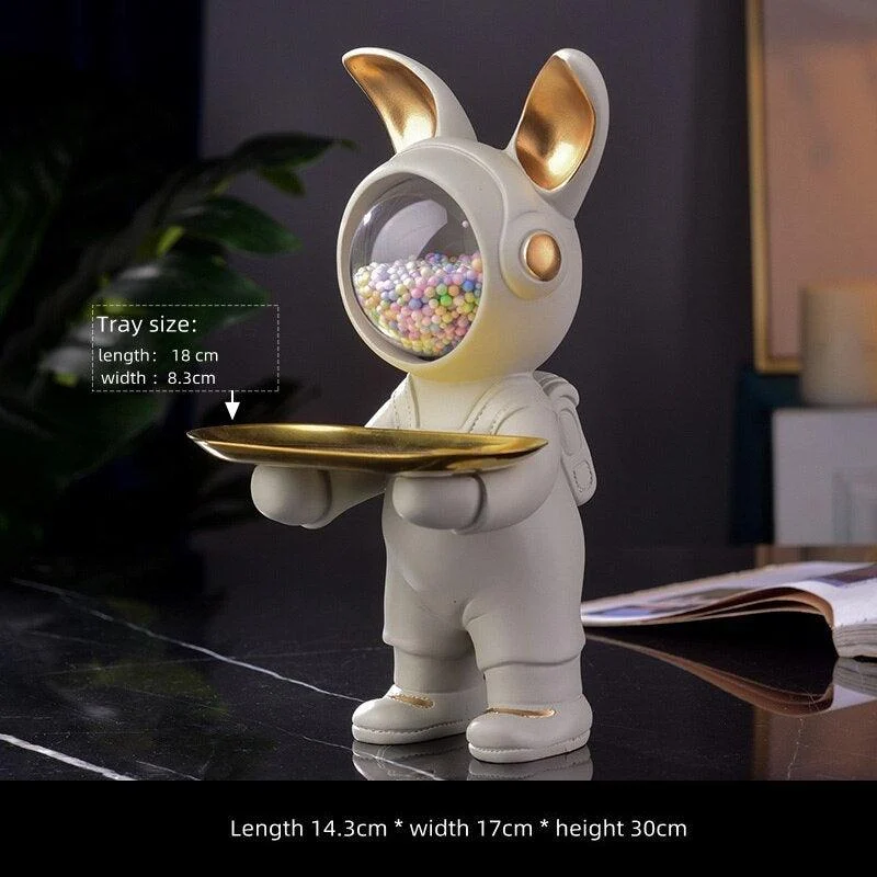 Rabbit Astronaut Tray - Homeko