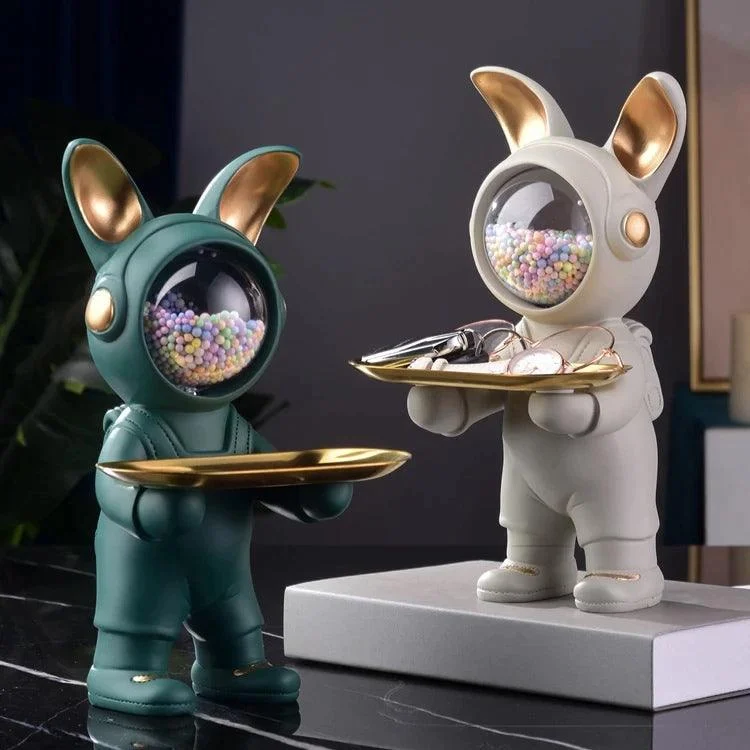 Rabbit Astronaut Tray - Homeko