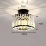 RadiantCrystal LuxurioseKristallDeckenleuchte5