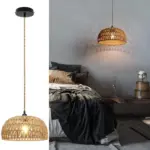 RattanPendantLightingChandelierHangingLampCeilingHandmadeHomeLivingDecor Homeko2
