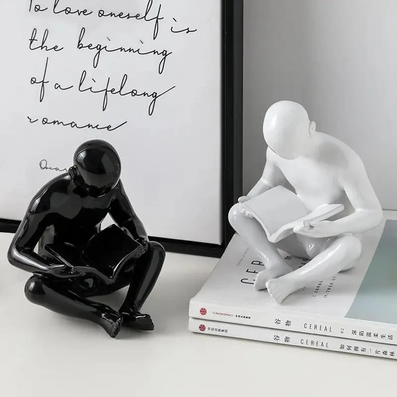 Reading Man Bookend - ISTANBULLU LTD