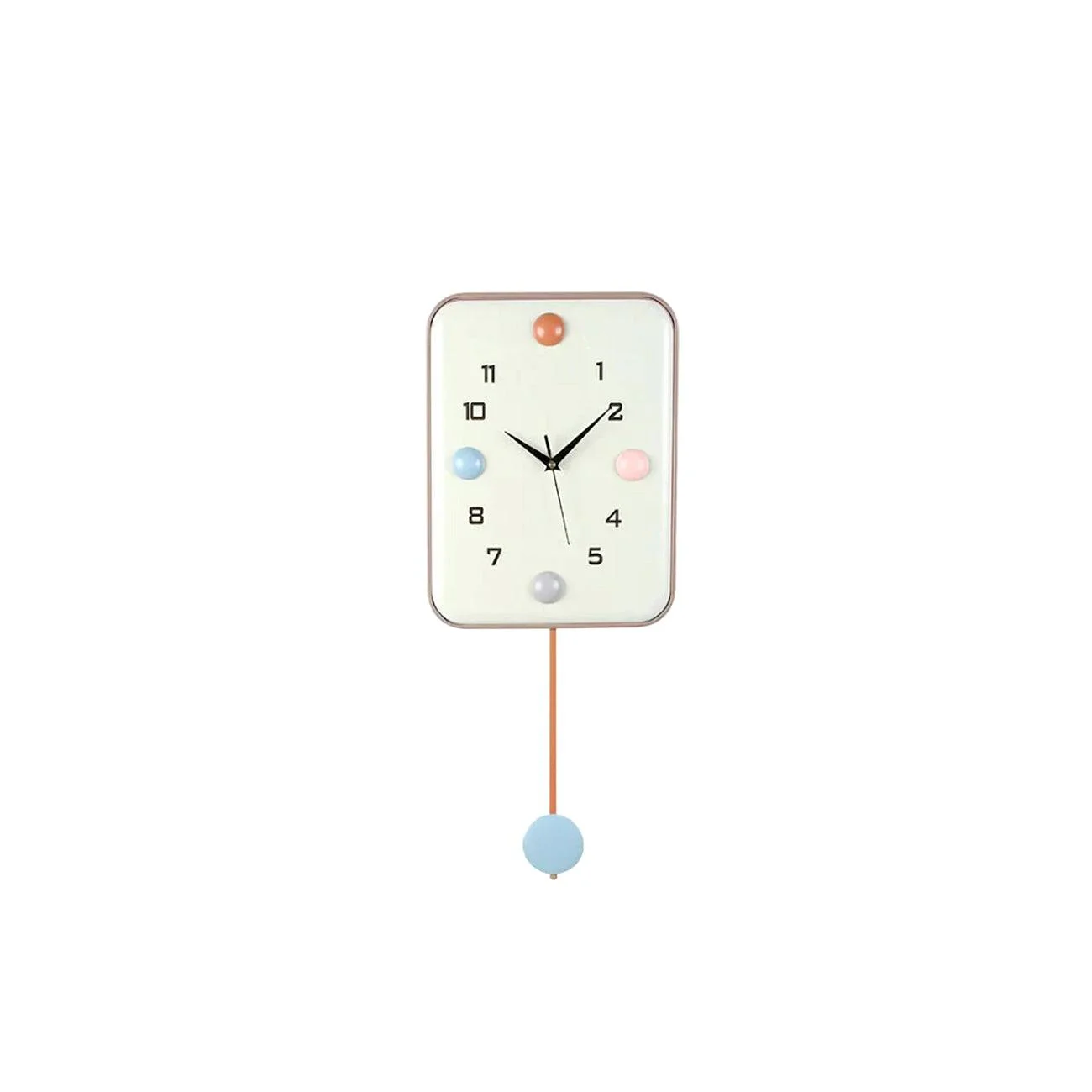 Rectangularironballdesignerclock