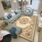 RedBlueBaroqueEuropeCarpetThickenedLivingRoomRugsLargeDecor-Homeko13 RedBlueBaroqueEuropeCarpetThickenedLivingRoomRugsLargeDecor Homeko13