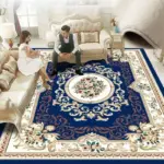 RedBlueBaroqueEuropeCarpetThickenedLivingRoomRugsLargeDecor-Homeko2 RedBlueBaroqueEuropeCarpetThickenedLivingRoomRugsLargeDecor Homeko2