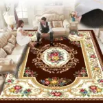 RedBlueBaroqueEuropeCarpetThickenedLivingRoomRugsLargeDecor-Homeko7 RedBlueBaroqueEuropeCarpetThickenedLivingRoomRugsLargeDecor Homeko7
