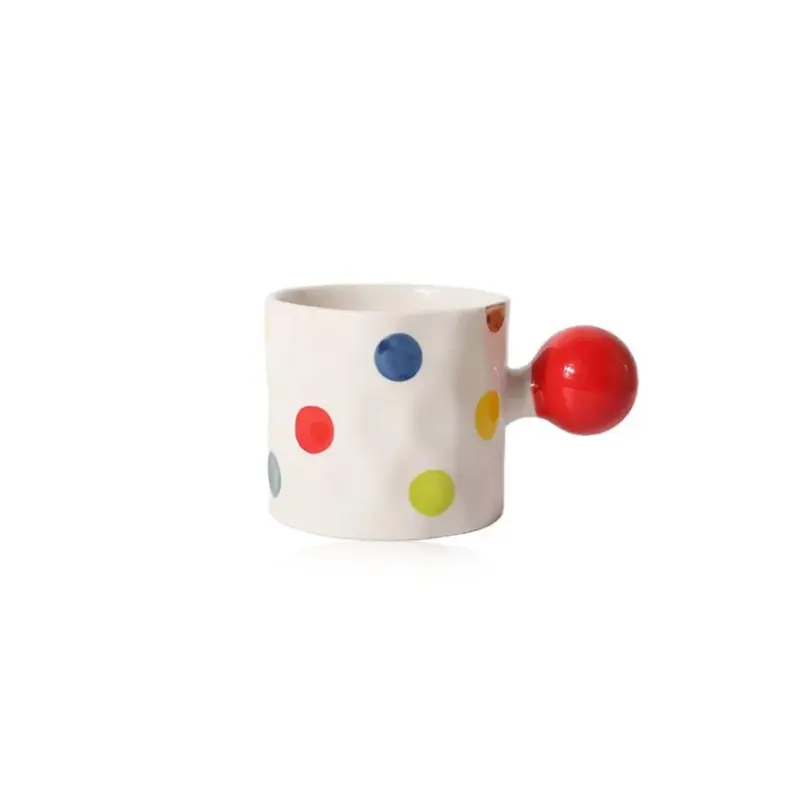 RedPolkaDotCeramicMug