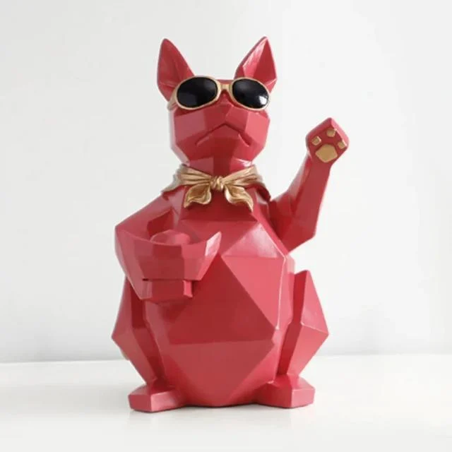 Red Cat Figurine L