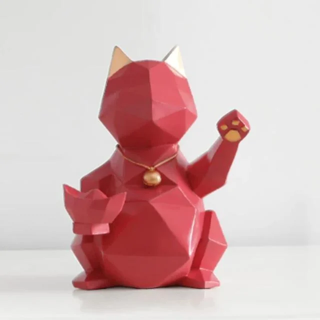 Red Cat Figurine S