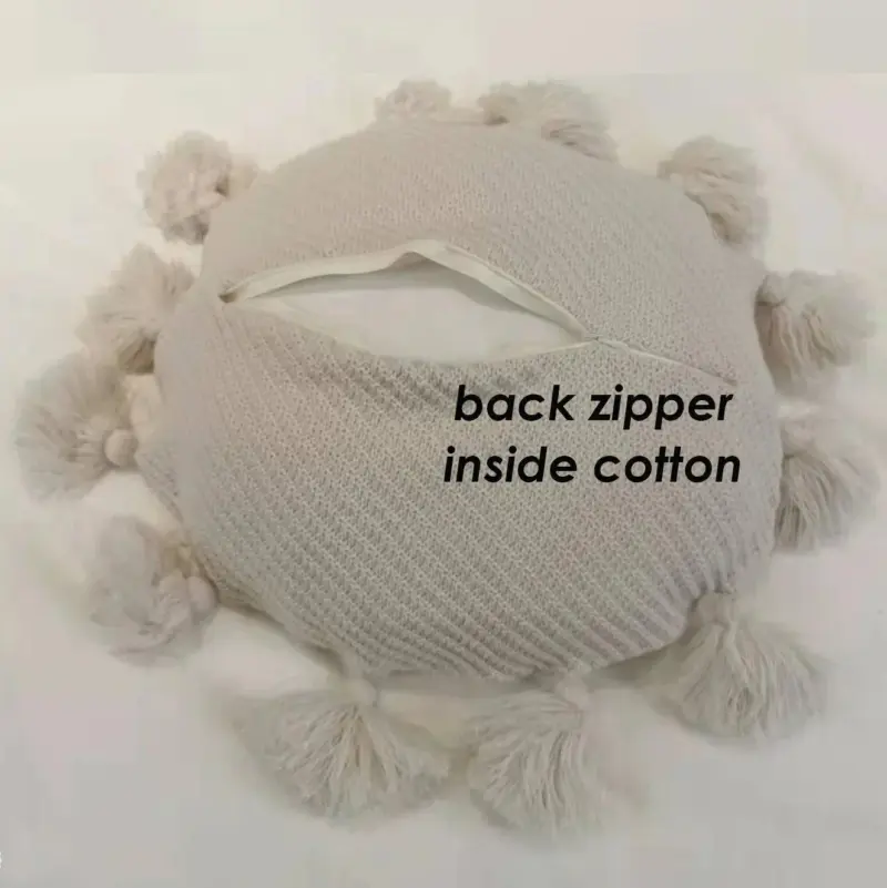 Regina Leuke Kwastje Zachte Ronde Zitkussen Pluizige Kawaii Home Decor Katoen Bed Sierkussen Auto Fauteuil Gebreide.jpg 779058d2 08e3 43a3 8094 d96b183eacb3