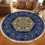 RelaxBohoTasselEuropeanRoundRugsLivingRoomCarpetsDecorationMachineWashable Homeko12
