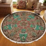 RelaxBohoTasselEuropeanRoundRugsLivingRoomCarpetsDecorationMachineWashable Homeko13