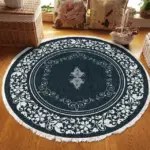 RelaxBohoTasselEuropeanRoundRugsLivingRoomCarpetsDecorationMachineWashable Homeko14